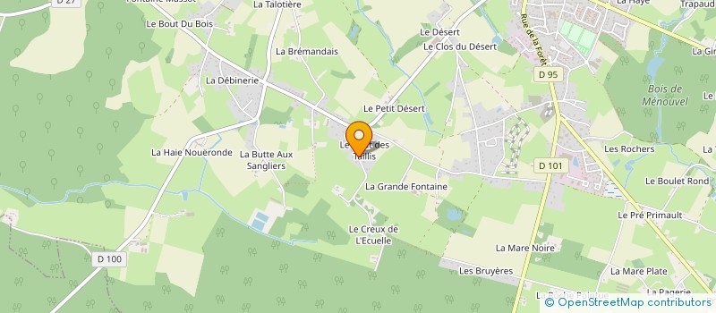 localisation de l'entreprise ASSOCIATION PARENTHESE NOMADE à LA BOUEXIERE