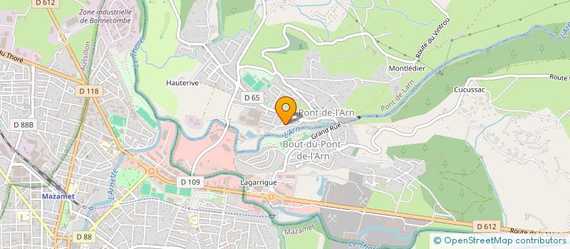 localisation de l'entreprise ASSOCIATION PARENTS D'ELEVES  PONT-DE-LARN