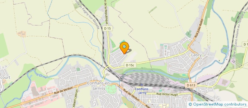 localisation de l'entreprise ASSOCIATION PARENTS D'ELEVES 54  CONFLANS-EN-JARNISY