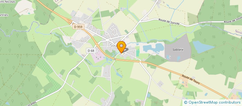 localisation de l'entreprise ASSOCIATION PARENTS D ELEVES  MARCILLY SUR MAULNE