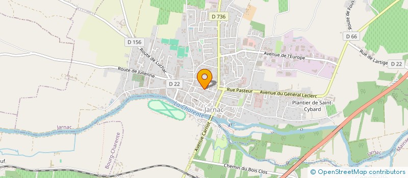 localisation de l'entreprise ASSOCIATION PARENTS D ELEVES à JARNAC