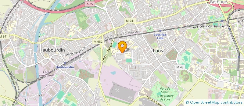 localisation de l'entreprise ASSOCIATION PARENTS D'ELEVES COLLEGE DESCARTES  LOOS