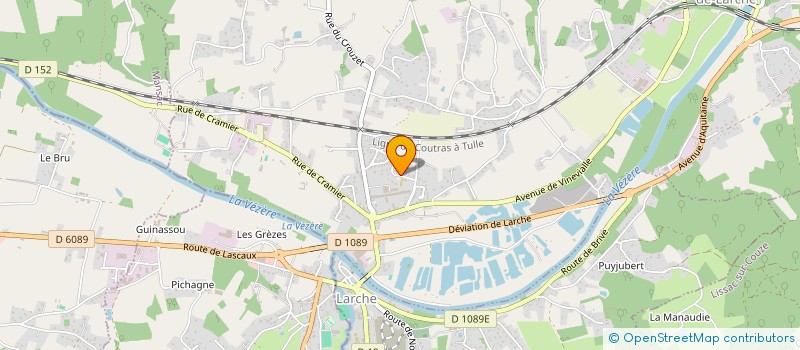 localisation de l'entreprise ASSOCIATION PARENTS D'ELEVES DE BERNOU  SAINT-PANTALEON-DE-LARCHE