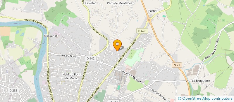 localisation de l'entreprise ASSOCIATION PARENTS D'ELEVES DE L'ECOLE PASTEUR  VILLENEUVE-SUR-LOT