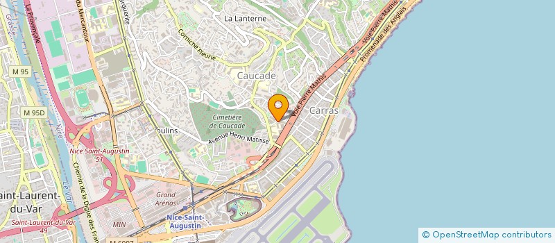 localisation de l'entreprise ASSOCIATION PARENTS D ELEVES DE L ECOLE PRIMAIRE DE LA LANTERNE à NICE