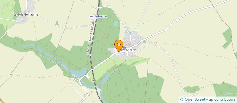 localisation de l'entreprise ASSOCIATION PARENTS D'ELEVES DE LA PIERRE FRITE  LAVILLETERTRE