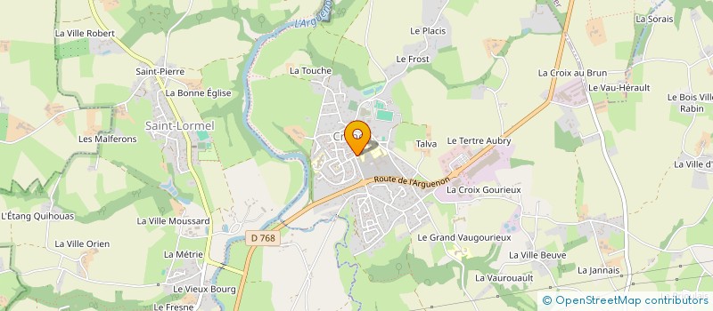 localisation de l'entreprise ASSOCIATION PARENTS D'ELEVES ECOLE LIBRE à CREHEN