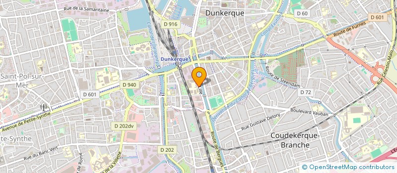 localisation de l'entreprise ASSOCIATION PARENTS D'ELEVES GROUPE SCOLAIRE EPID-VAUBAN DUNKERQUE  DUNKERQUE