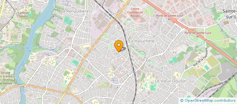 localisation de l'entreprise ASSOCIATION PARENTS D ELEVES LA REGLE D OR DE L ECOLE ELEMENTAIRE URBAIN LE VERRIER  NANTES