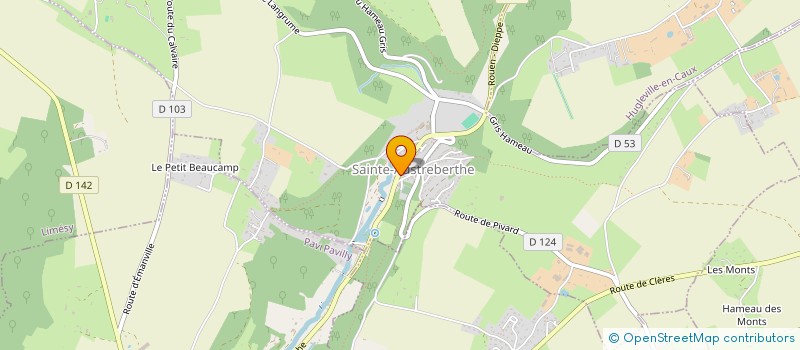 localisation de l'entreprise ASSOCIATION PARENTS D'ELEVES LES GENETS  SAINTE-AUSTREBERTHE