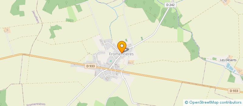 localisation de l'entreprise ASSOCIATION PARENTS D'ELEVES MARCEL JERGER  FROMENTIERES