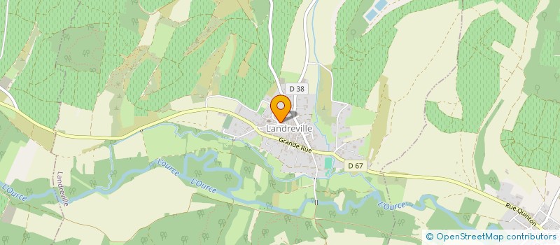 localisation de l'entreprise ASSOCIATION PARENTS D'ELEVES RPI LOCHES SUR OURCE LANDREVILLE VIVIERS SUR ARTAUT  LANDREVILLE