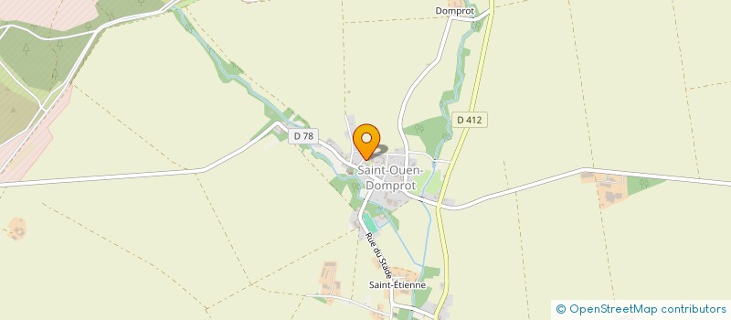 localisation de l'entreprise ASSOCIATION PARENTS D'ELEVES SAINT OUEN DOMPROT  SAINT-OUEN-DOMPROT