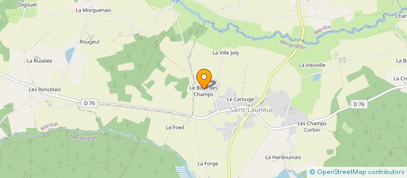 localisation de l'entreprise ASSOCIATION PARENTS D'ELEVES ST LAUNEUC  SAINT-LAUNEUC