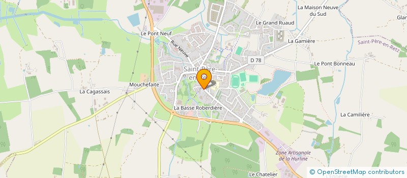 localisation de l'entreprise ASSOCIATION PARENTS ELEVES à SAINT-PERE-EN-RETZ