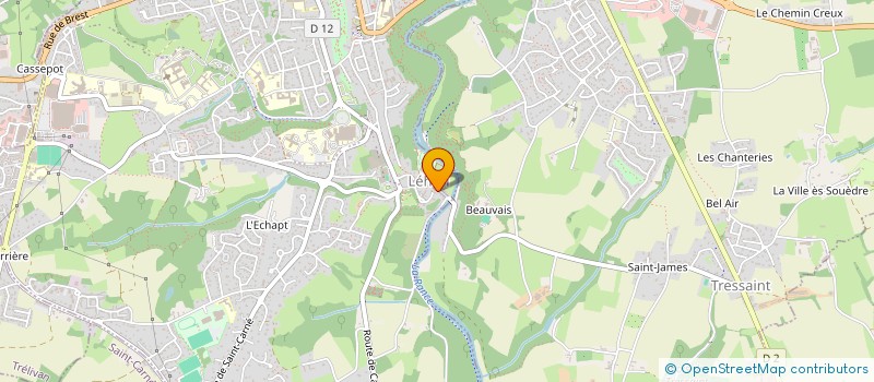 localisation de l'entreprise ASSOCIATION PARENTS ELEVES à DINAN