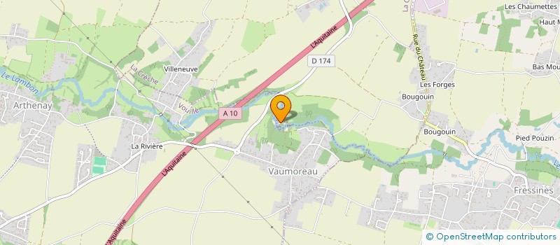 localisation de l'entreprise ASSOCIATION PARENTS ELEVES  LA CRECHE