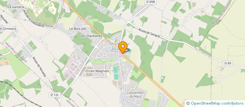 localisation de l'entreprise ASSOCIATION PARENTS ELEVES  MIGNALOUX-BEAUVOIR