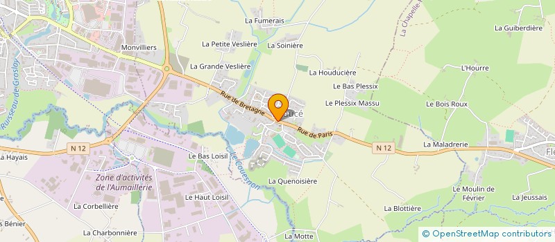 localisation de l'entreprise ASSOCIATION PARENTS ELEVES  BEAUCE