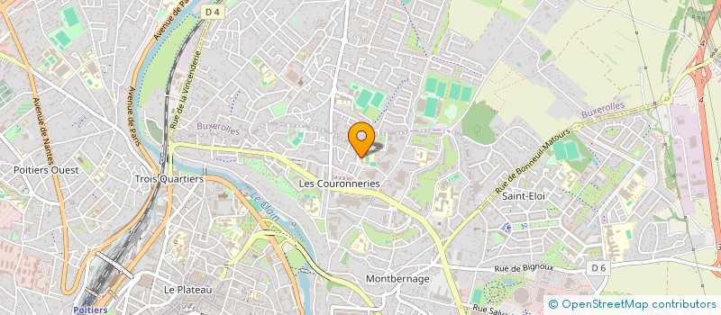 localisation de l'entreprise ASSOCIATION PARENTS ELEVES ANDERSEN à POITIERS