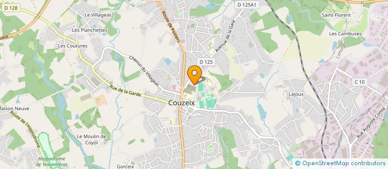 localisation de l'entreprise ASSOCIATION PARENTS ELEVES COUZEIX PRIMAIRE - APE COUZEIX PRIMAIRE à COUZEIX