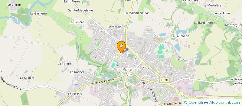 localisation de l'entreprise ASSOCIATION PARENTS ELEVES ECOLE SACRE COEUR à LE POIRE-SUR-VIE