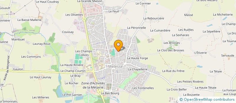 localisation de l'entreprise ASSOCIATION PARENTS ELEVES ENSEIGNEMENT LIBRE ECOLE NOTRE DAME MONTREUIL LE GAST  MONTREUIL-LE-GAST