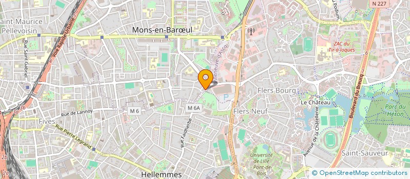 localisation de l'entreprise ASSOCIATION PARENTS-ENFANTS COOPERATION ET SOLIDARITE  MONS-EN-BARUL