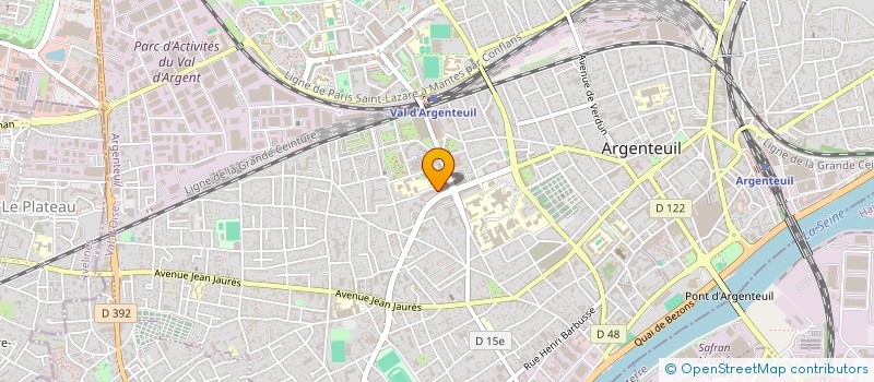 localisation de l'entreprise ASSOCIATION PARISBYLIFE  ARGENTEUIL