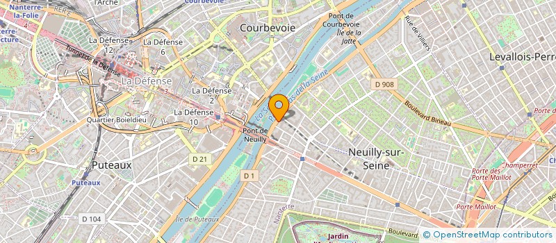 localisation de l'entreprise ASSOCIATION PARITAIRE DE L EDITION PHONOGRAPHIQUE à NEUILLY-SUR-SEINE