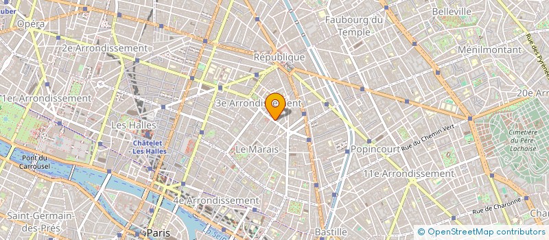 localisation de l'entreprise ASSOCIATION PARITAIRE DE SUIVI ET DE GESTION POUR LA COMPLEMENTAIRE SANTE DANS LA BRANCHE DES METIERS DU COMMERCE DE DET  PARIS