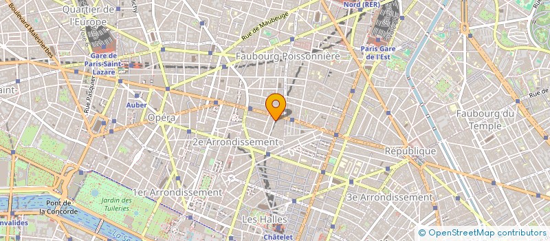 localisation de l'entreprise ASSOCIATION PARITAIRE NATIONALE POUR LE DEVELOPPEMENT DU DIALOGUE SOCIAL DANS LA COIFFURE à PARIS