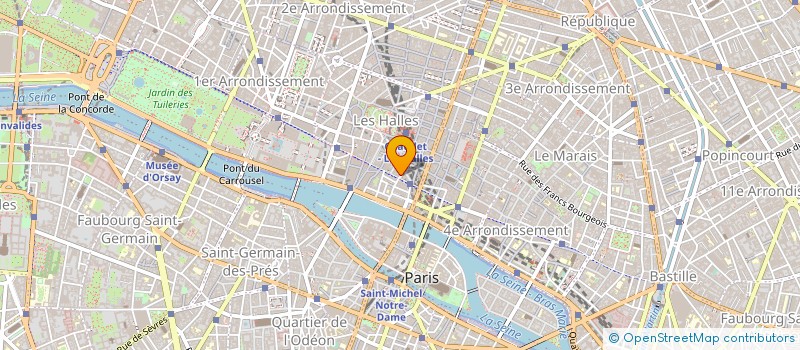 localisation de l'entreprise ASSOCIATION PARITAIRE POUR LA GESTION DU FONDS D'ACTIONS PROFESSIONNELLES ET SOCIALES DE LA BRANCHE DES METIERS DU COMME à PARIS