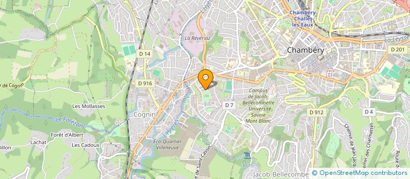 localisation de l'entreprise ASSOCIATION PAROISSE DU BIOLLAY  CHAMBERY