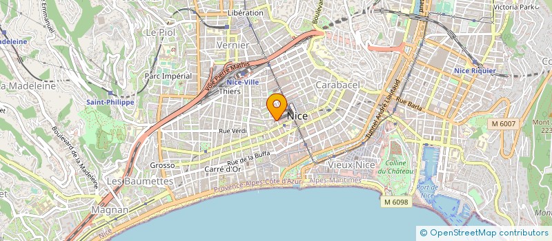 localisation de l'entreprise ASSOCIATION PAROISSE EGLISE LUTHERIENNE à NICE