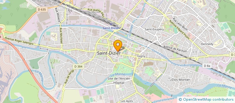 localisation de l'entreprise ASSOCIATION PAROISSE SAINT-DIZIER à SAINT-DIZIER