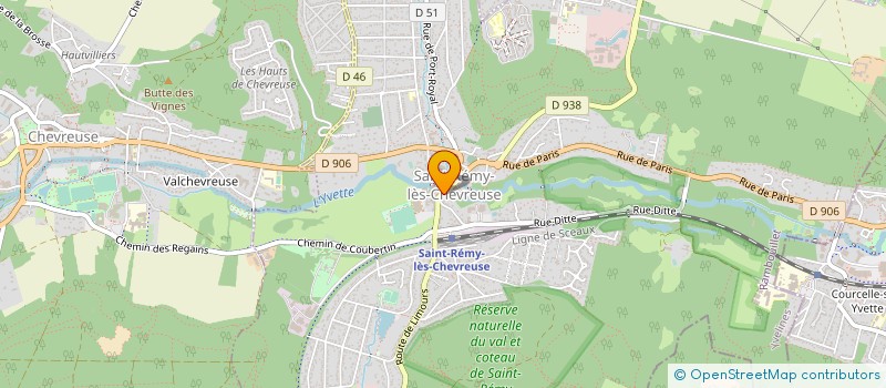 localisation de l'entreprise ASSOCIATION PAROISSIALE à SAINT-REMY-LES-CHEVREUSE