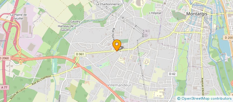 localisation de l'entreprise ASSOCIATION PAROISSIALE à VILLEMANDEUR