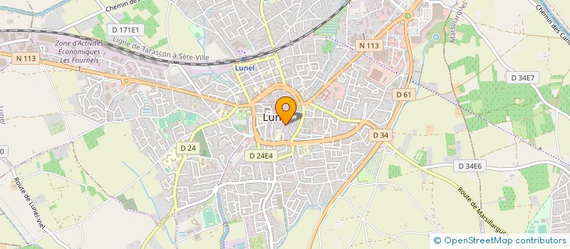 localisation de l'entreprise ASSOCIATION PAROISSIALE SAINT FRUCTUEUX à LUNEL