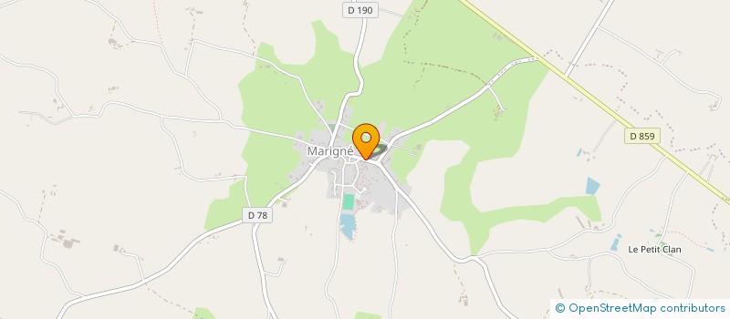 localisation de l'entreprise ASSOCIATION PAROISSIALE ST SEBASTIEN DE MARIGNE à LES HAUTS-D'ANJOU