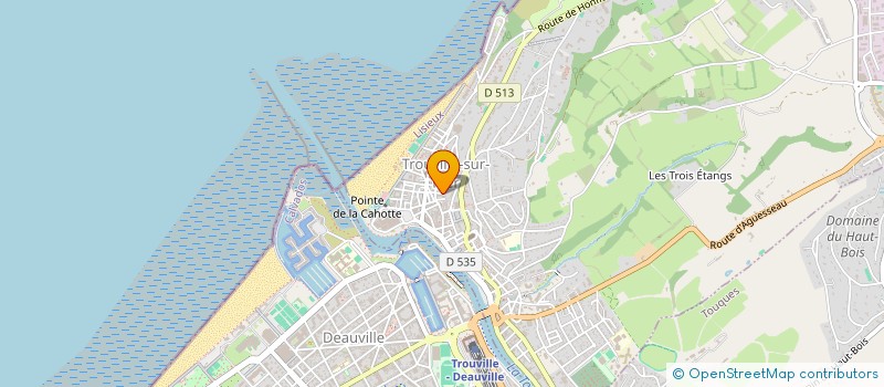 localisation de l'entreprise ASSOCIATION PAROISSIALE TROUVILLE S MER  TROUVILLE-SUR-MER