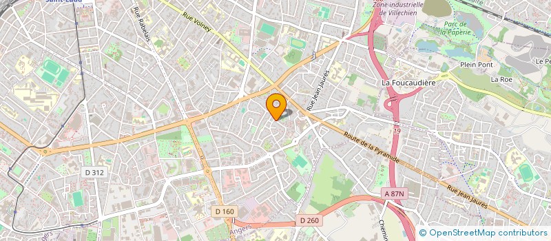 localisation de l'entreprise ASSOCIATION PAROLES CROISEES AUTOUR DE LA MORT à ANGERS