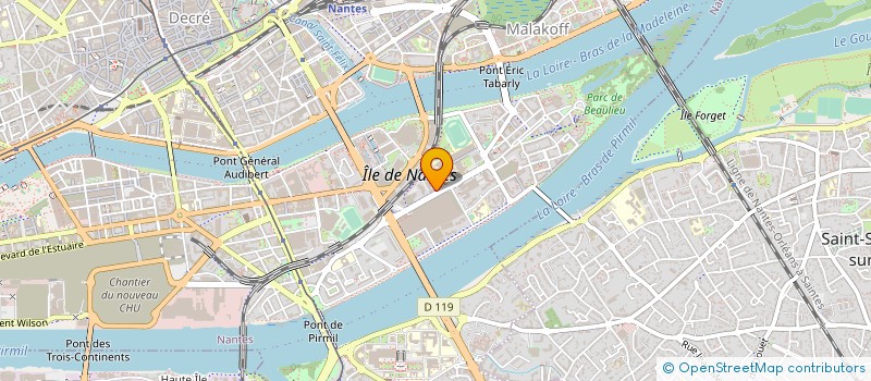 localisation de l'entreprise ASSOCIATION PARQ 44 à NANTES