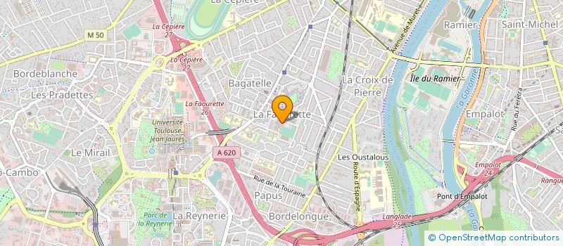 localisation de l'entreprise ASSOCIATION PARTAGE 31 à TOULOUSE