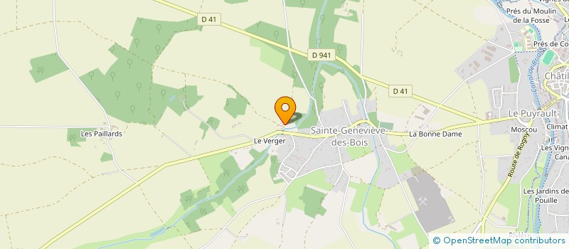 localisation de l'entreprise ASSOCIATION PARTAGE à SAINTE-GENEVIEVE-DES-BOIS