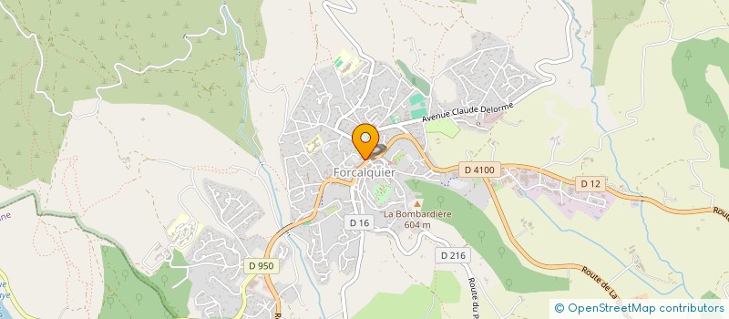 localisation de l'entreprise ASSOCIATION PARTAGE à FORCALQUIER