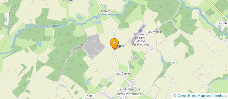 localisation de l'entreprise ASSOCIATION PARTAGE MARFONTAINOISE APM  SAINT-MARTIN-DES-FONTAINES