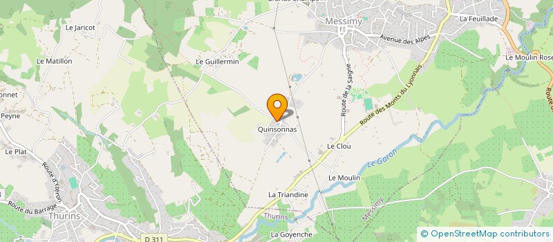 localisation de l'entreprise ASSOCIATION PARTAGEONS NOTRE AVENIR  MESSIMY