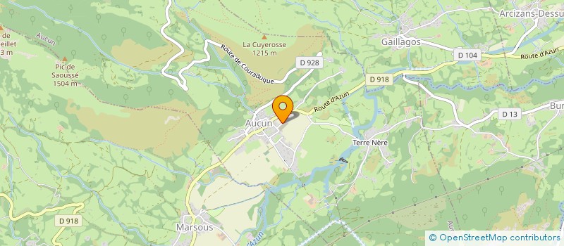 localisation de l'entreprise ASSOCIATION PARTAJEUX  AUCUN