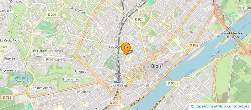 localisation de l'entreprise ASSOCIATION PARTENAIRE AMIS SANS FRONTIERES DU LOIR ET CHER à BLOIS